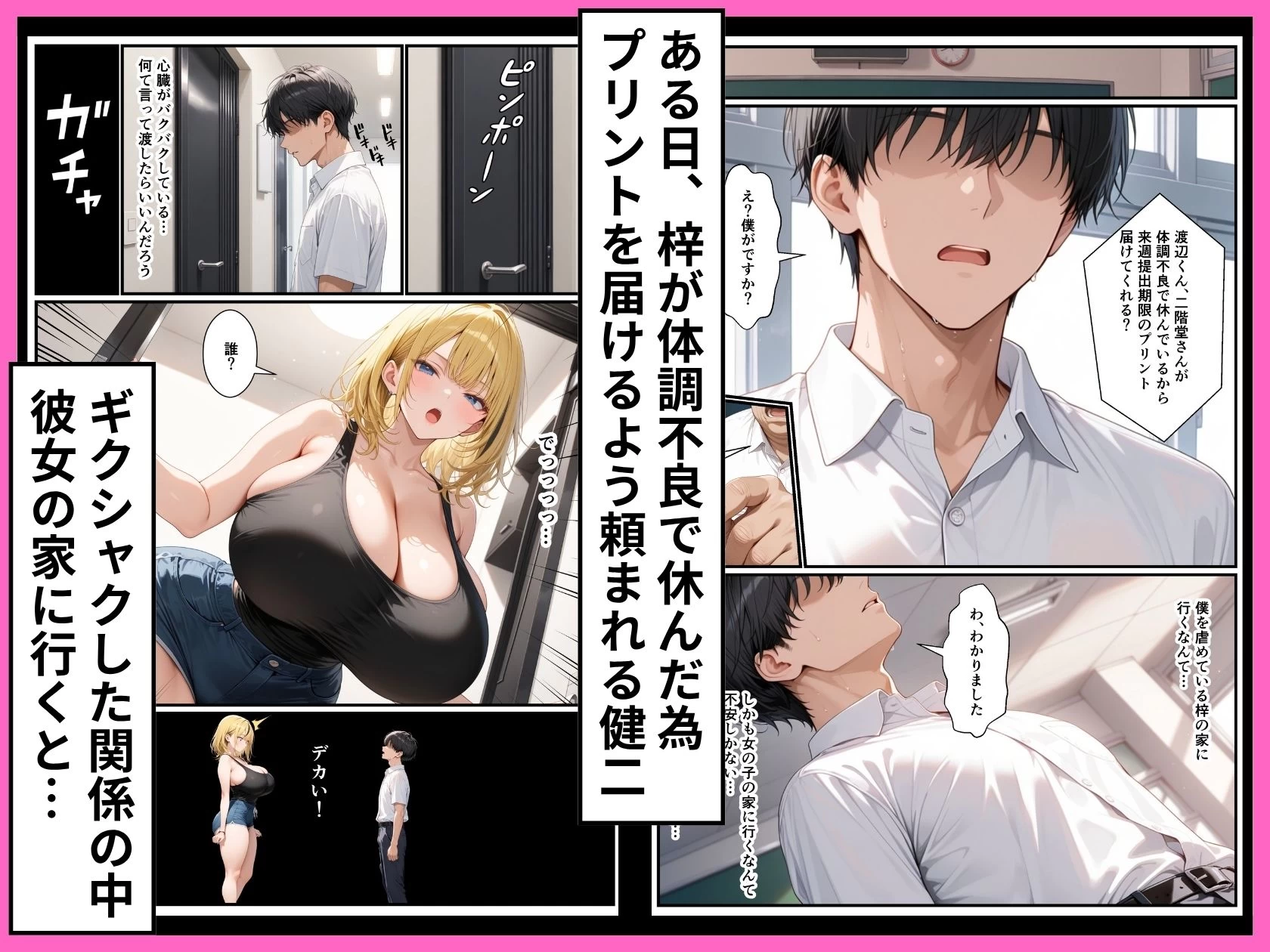 d_694508 | 幼馴染のでっかいギャルとイチャらぶセックスした話【令和狸合戦そいやっさ】 - サンプル画像3