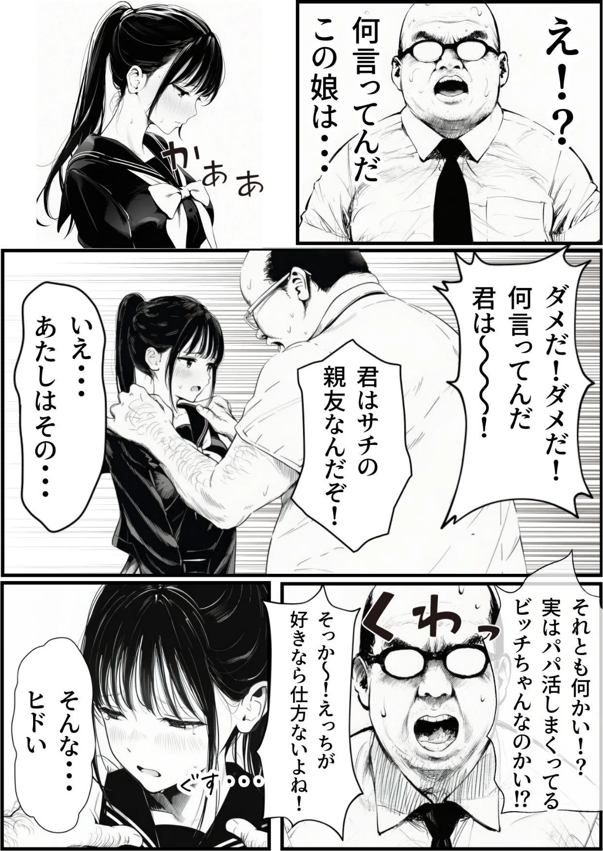 d_698661 | セックスしないと出られない部屋に娘の親友と閉じ込められたんだが・・・【種付け出版】 - サンプル画像4