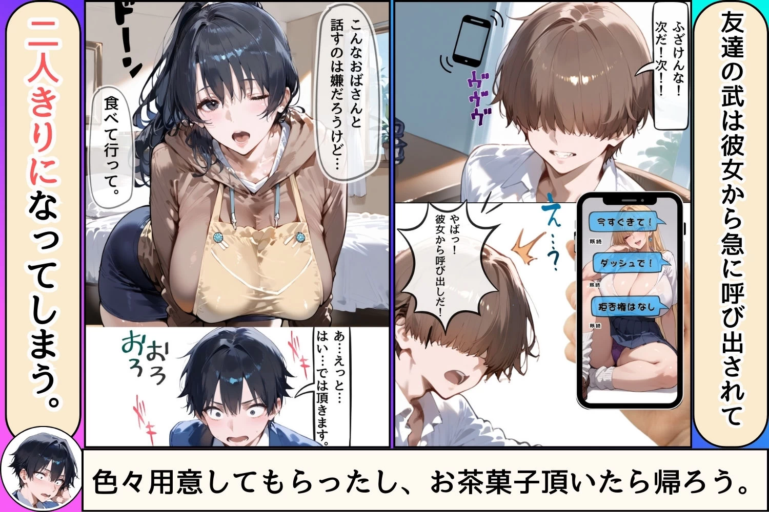 d_704831 | セックスレスのシングルマザーが発情したら本当にヤバかった。【くりきんとん】 - サンプル画像4