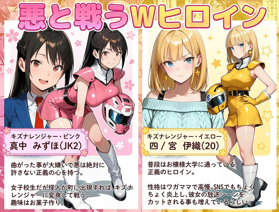 d_706403 | 正義の戦隊ヒロイン！無限ハードSEXで戦えないほど快楽依存に調教され悪の組織に完堕ちする！・後編【ラブリークラフト】 - サンプル画像2