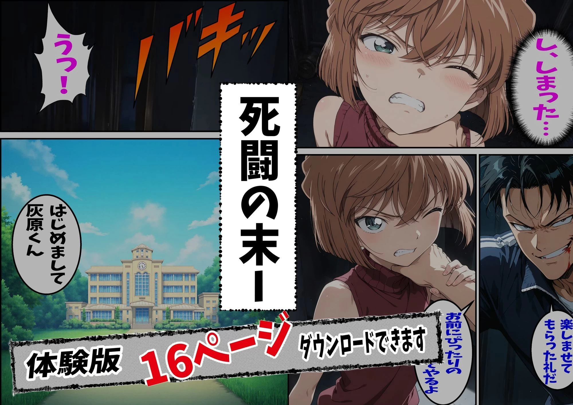 d_709048 | 名探偵コ〇ン 灰原哀 監禁わいせつ事件 全裸学園潜入編【ピート出版】 - サンプル画像6