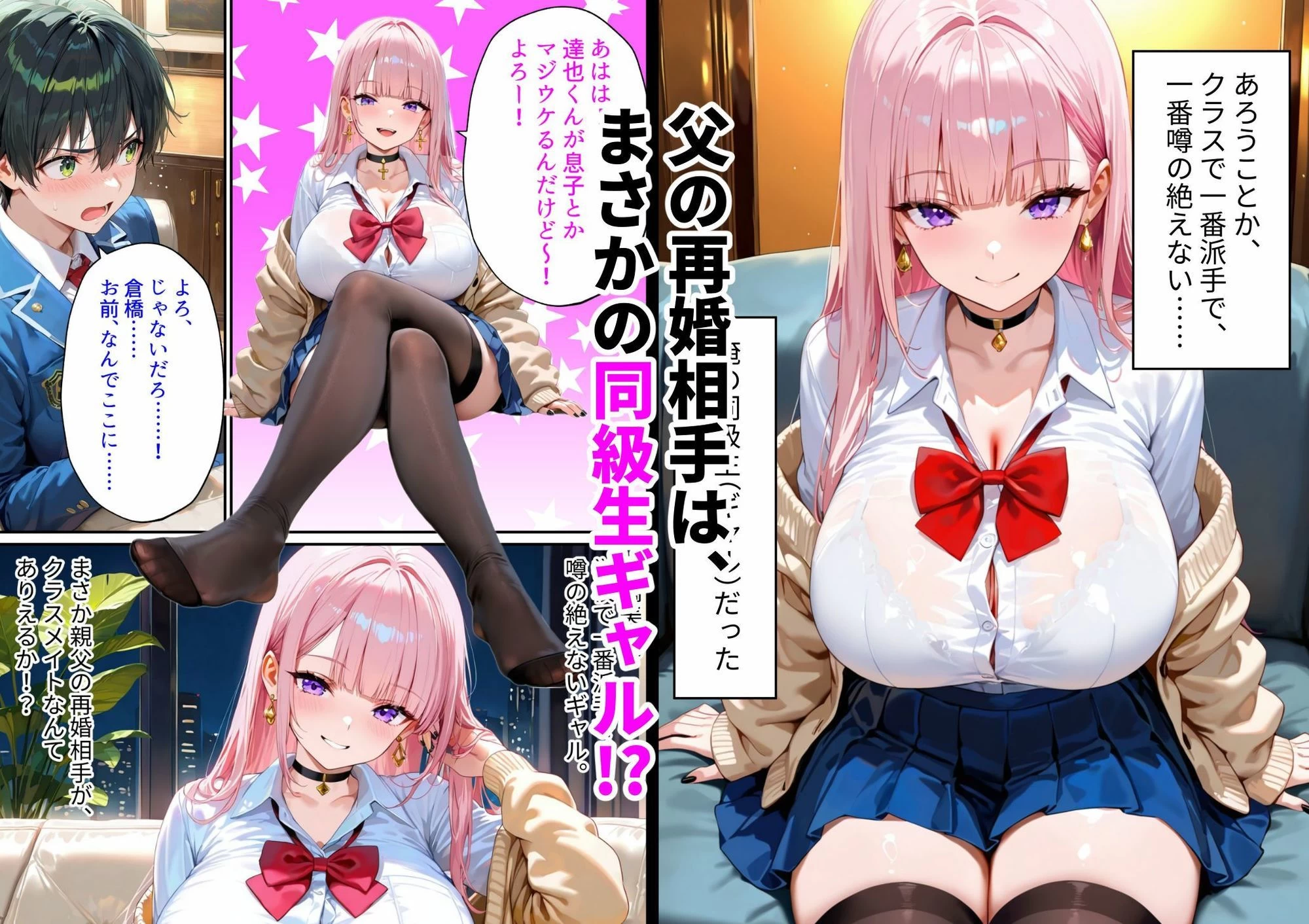 d_712370 | 父の再婚相手は同級生のギャルでした。〜留守中の家で「孫作り」をねだる若すぎる義母〜【あーもん堂】 - サンプル画像1