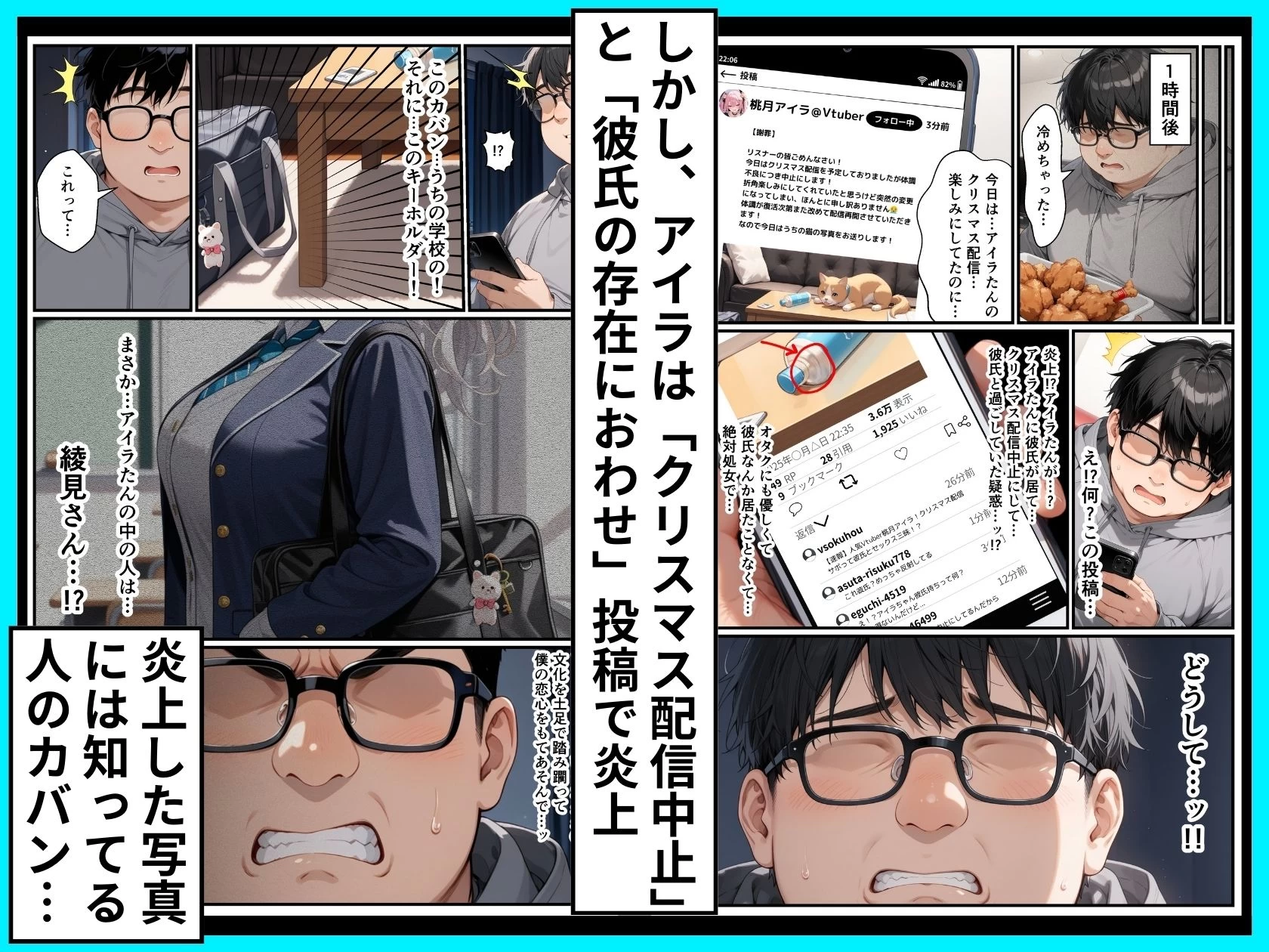 d_712572 | 推しのVtuberがクラスのSSR級ダウナー系爆乳ギャルだった話【令和狸合戦そいやっさ】 - サンプル画像3