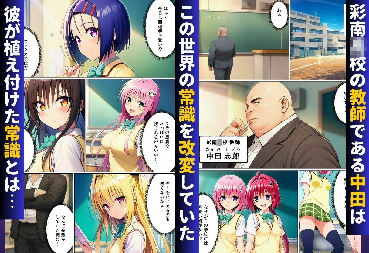 d_714013 | 常識改変ハーレム〜女子生徒は放課後に男性教師の性処理をするのが当たり前！？〜【ToL◯VEる編】【サークル休館日】 - サンプル画像1