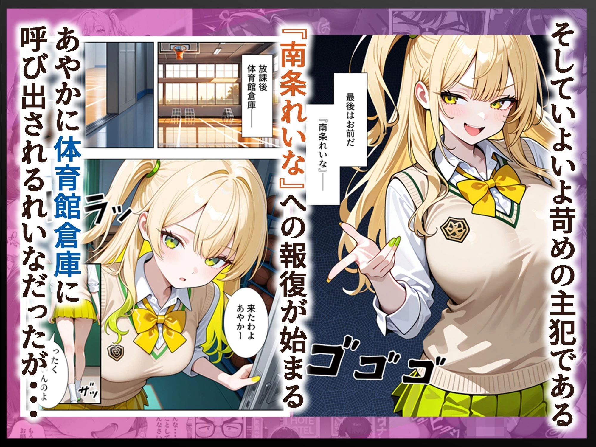 d_715312 | いじめられてた陰キャのボクがカーストトップギャルに中出し報復した話 〜南条れいな 裏切り 編〜【ぱにぱに】 - サンプル画像2