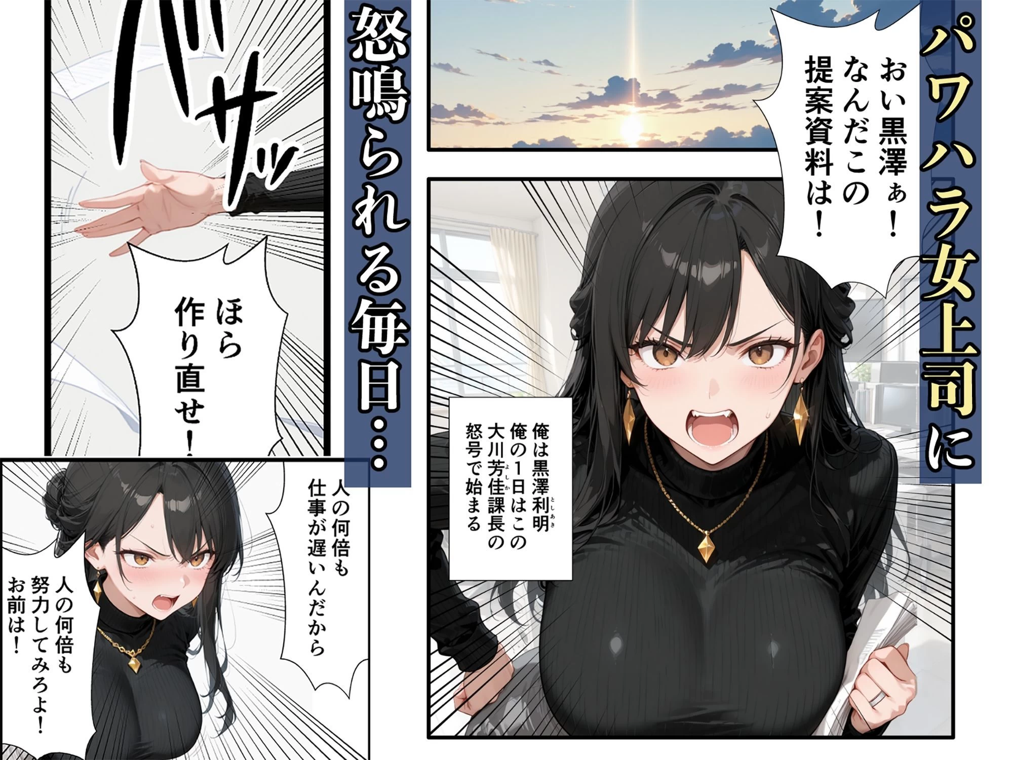 d_717892 | パワハラ人妻上司 復讐NTR調教 〜弱みを握られて言いなりに〜【性癖解放区リビドガル】 - サンプル画像1