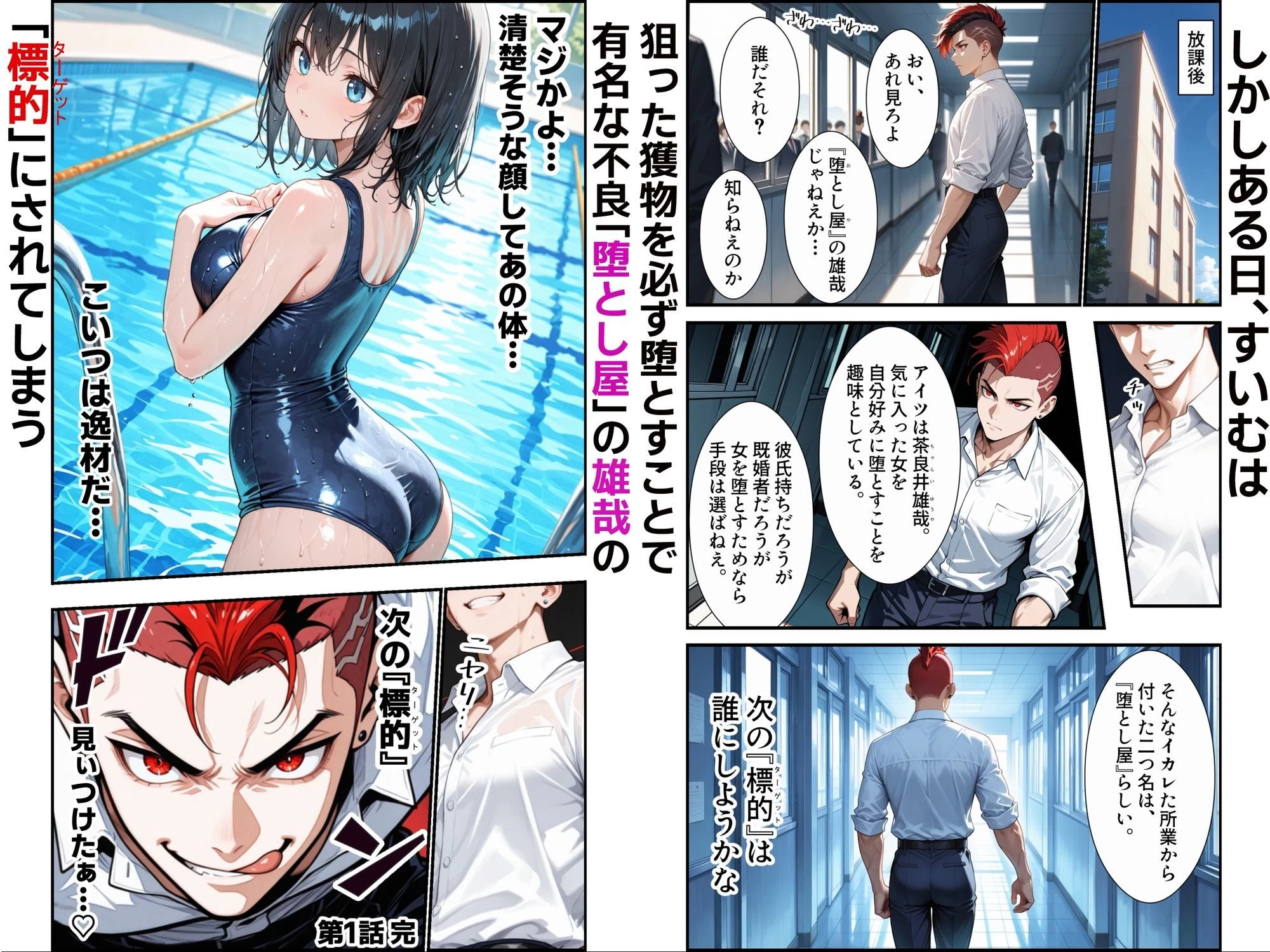 d_720382 | 俺の天使が堕ちるまで〜清楚な水泳部の後輩、寝取られてビッチギャルに堕ちる〜【かにたま堂】 - サンプル画像2