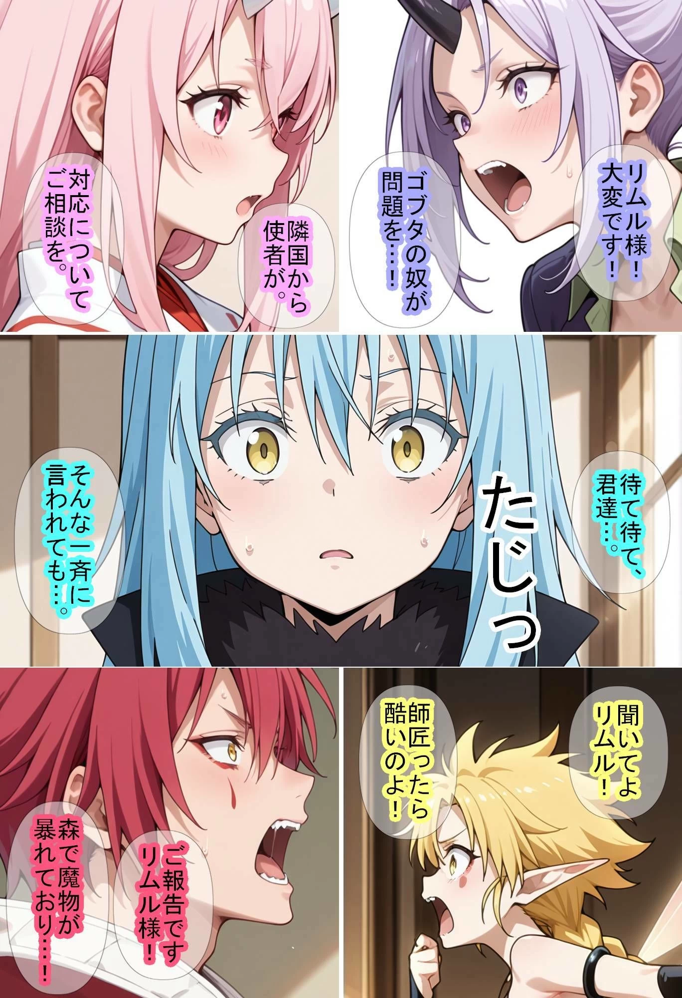 d_720462 | 【転〇ラ】智慧之王先生に任せたら全て上手く行った件【魔術師プロトン2D】 - サンプル画像1