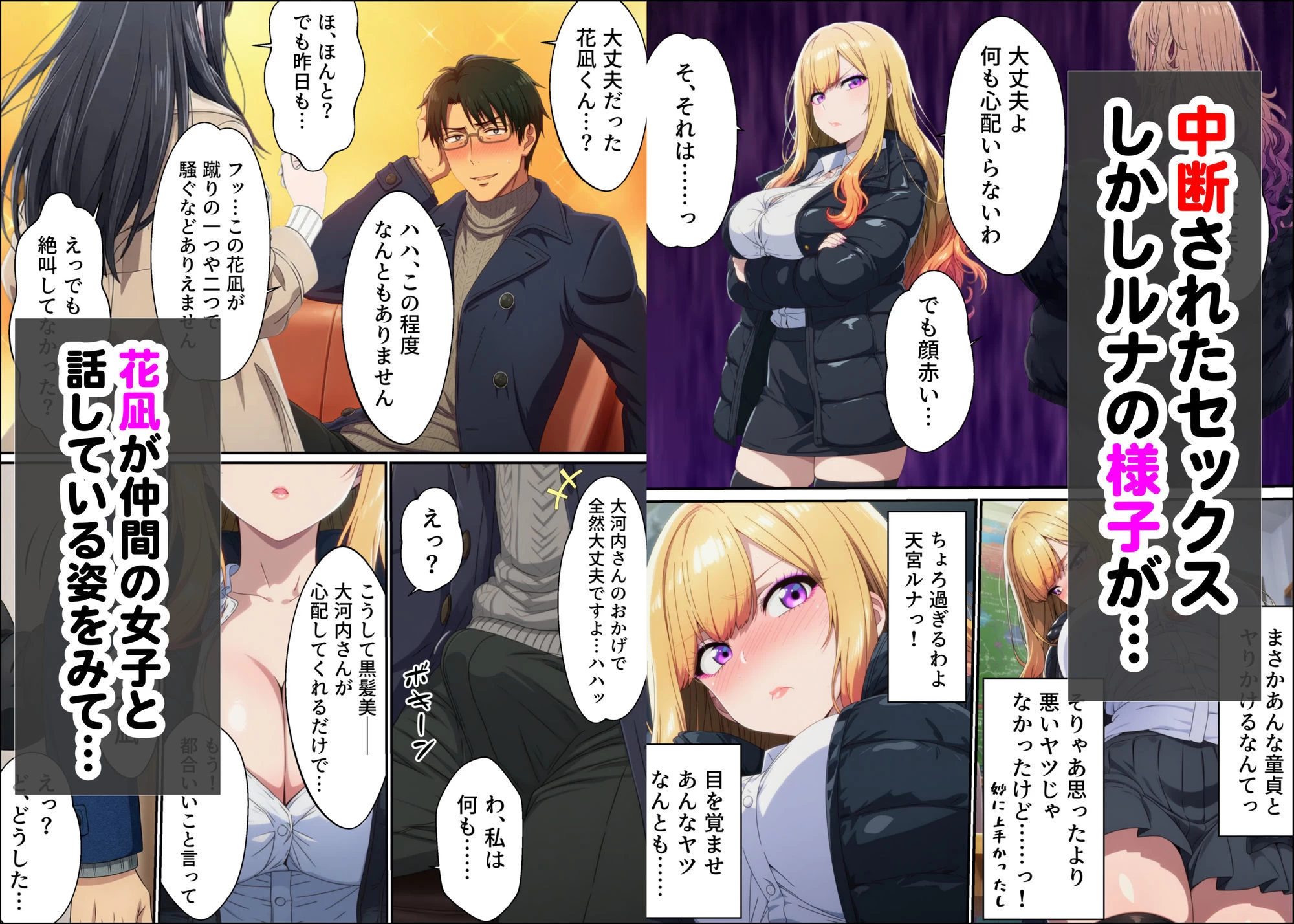 d_723834 | 敏感体質なツンデレ金髪ギャルとセックスしたお話【くすぐり同人案内所】 - サンプル画像6