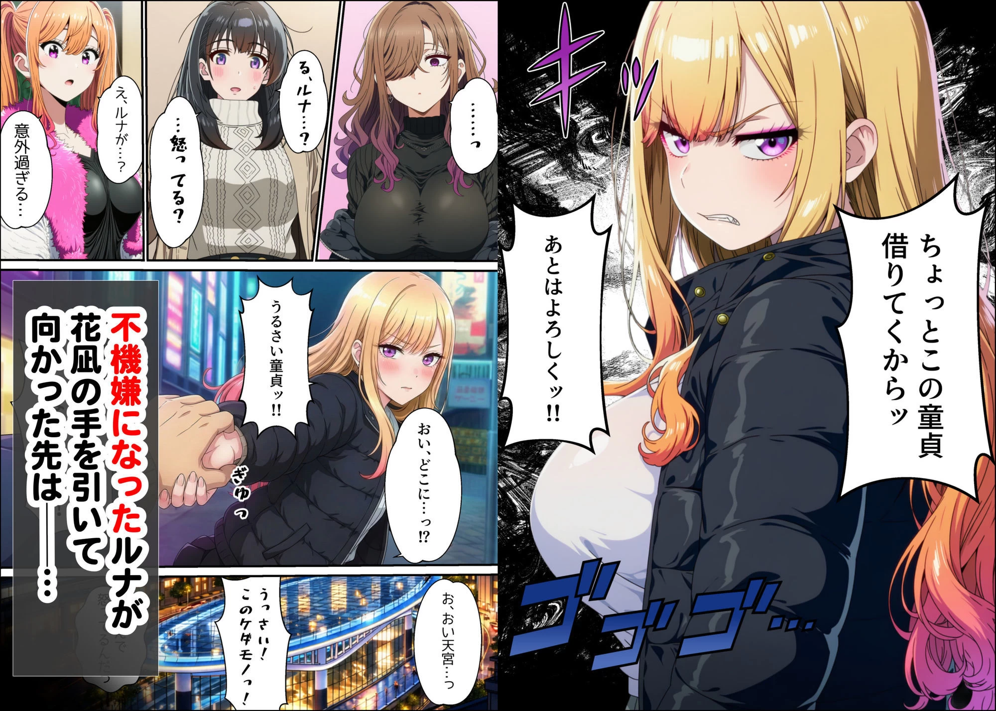 d_723834 | 敏感体質なツンデレ金髪ギャルとセックスしたお話【くすぐり同人案内所】 - サンプル画像7