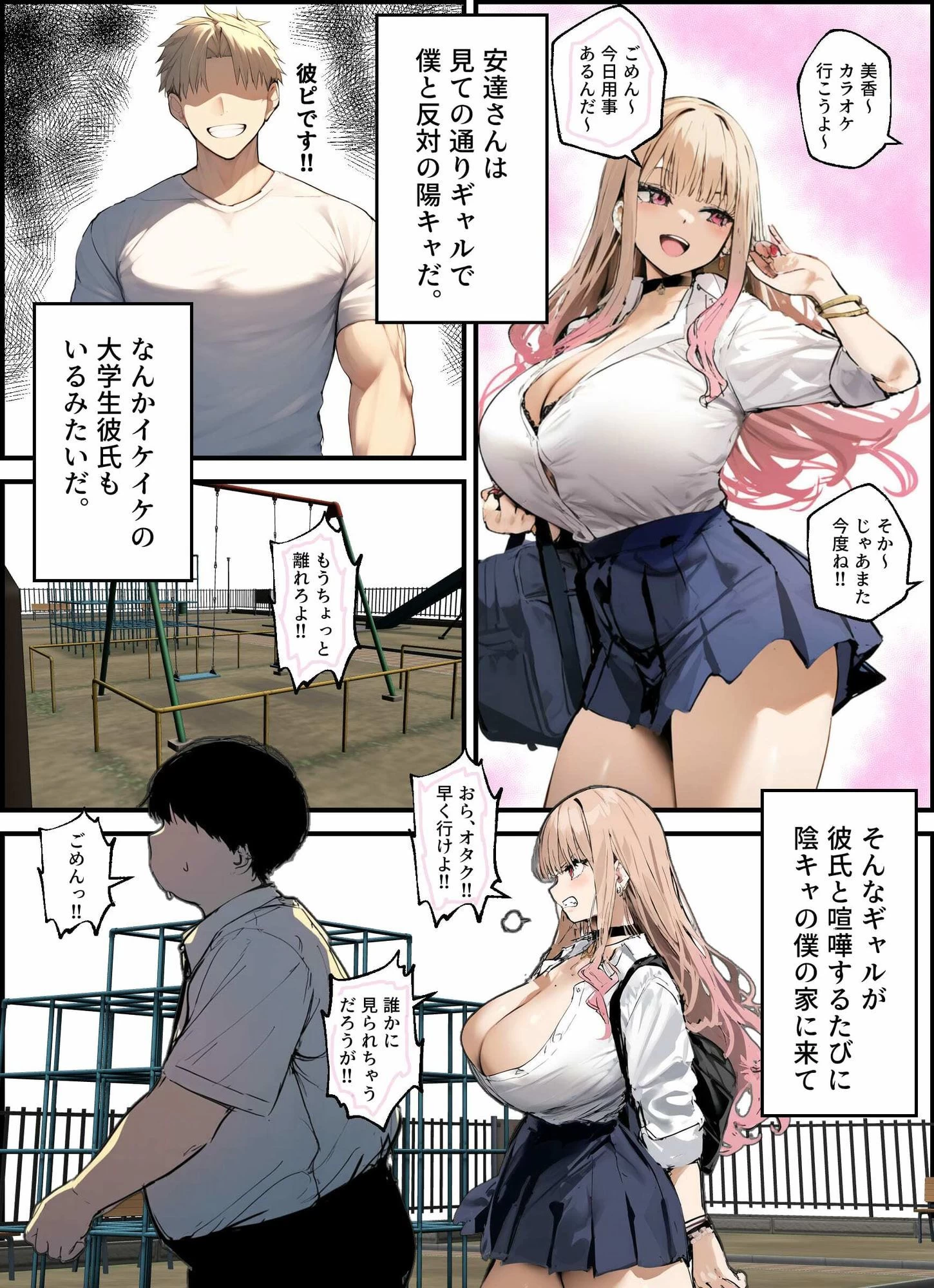 d_725294 | 彼氏と喧嘩するたびに僕のチンポでオナニーするギャル  総集編【たまごやき】 - サンプル画像2