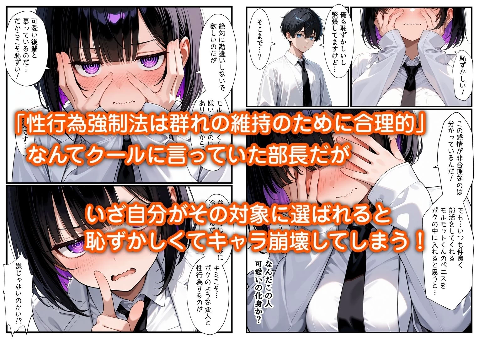 d_729766 | 俺をモルモットくんと呼ぶクールな先輩  実はドMで種付け懇願を連呼してきた【エロ漫画専門店・南国ピンク】 - サンプル画像5