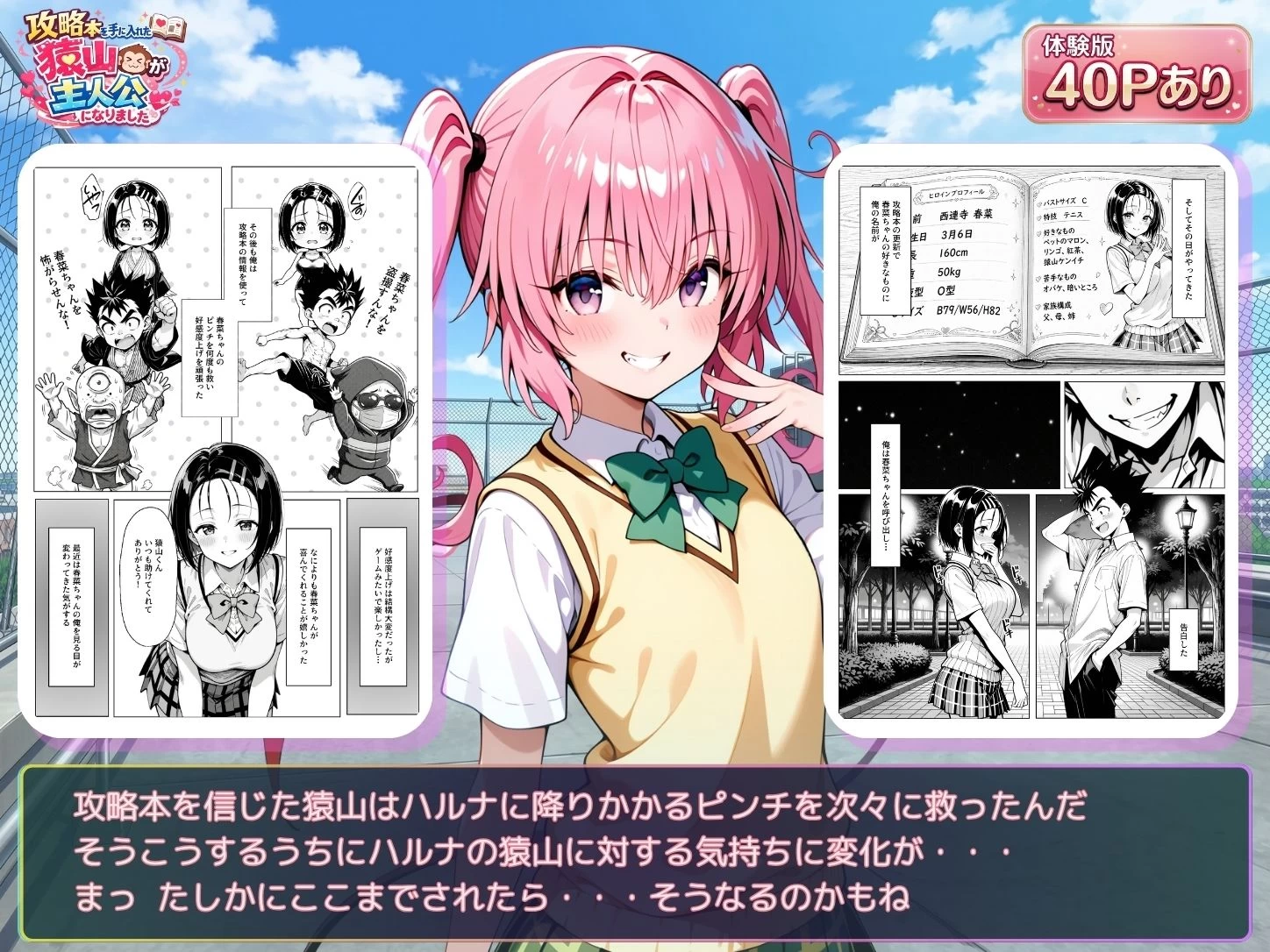 d_762267 | 攻略本を手に入れた猿山が主人公になりました【みたらしパンナコッタ】 - サンプル画像4