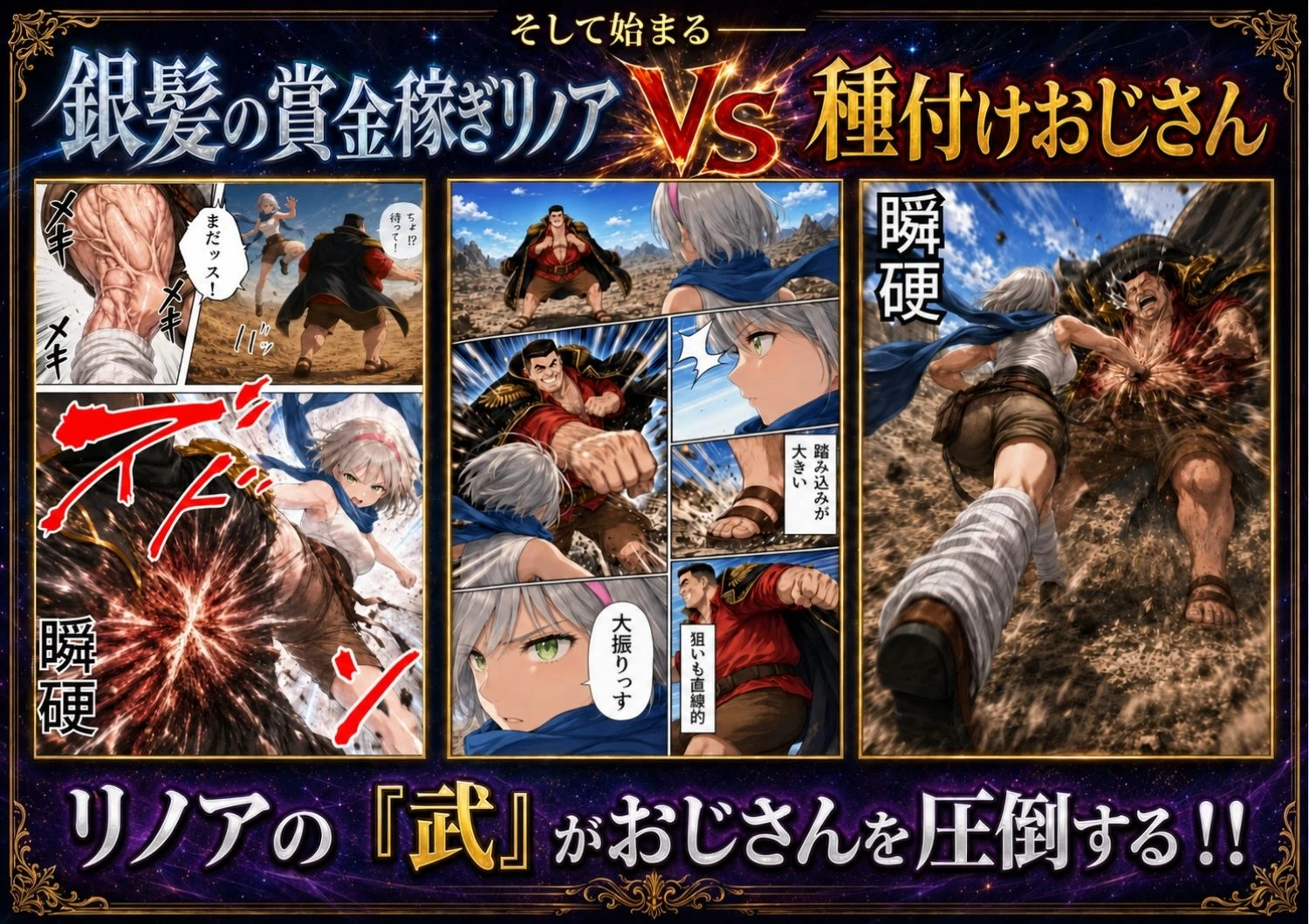 d_763108 | 【銀髪の賞金稼ぎ編】追放された種付けおじさん、辺境でハーレム悪徳領主になる第2巻【種付け出版】 - サンプル画像4