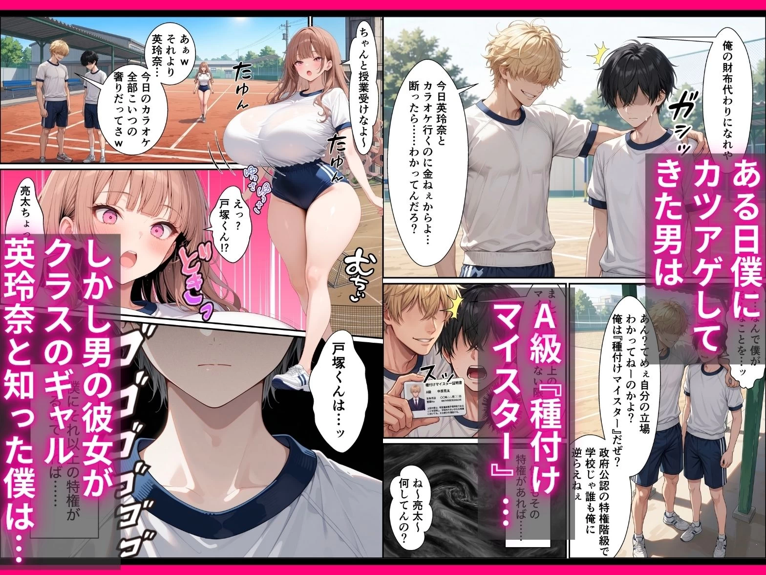 d_764830 | SSS級精子！？―政府公認種付けマイスターになった僕が性悪ギャルを指名する―【令和狸合戦そいやっさ】 - サンプル画像5