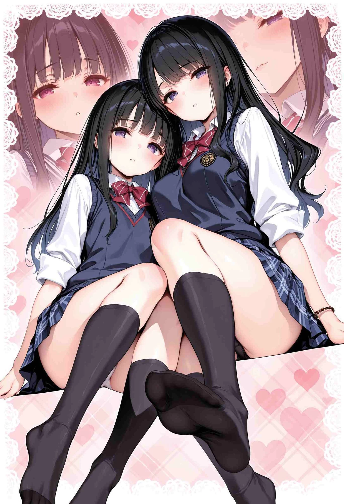 d_770939 | 雨宮姉妹はおじさんの性処理おもちゃ【無口ちゃん】 - サンプル画像1