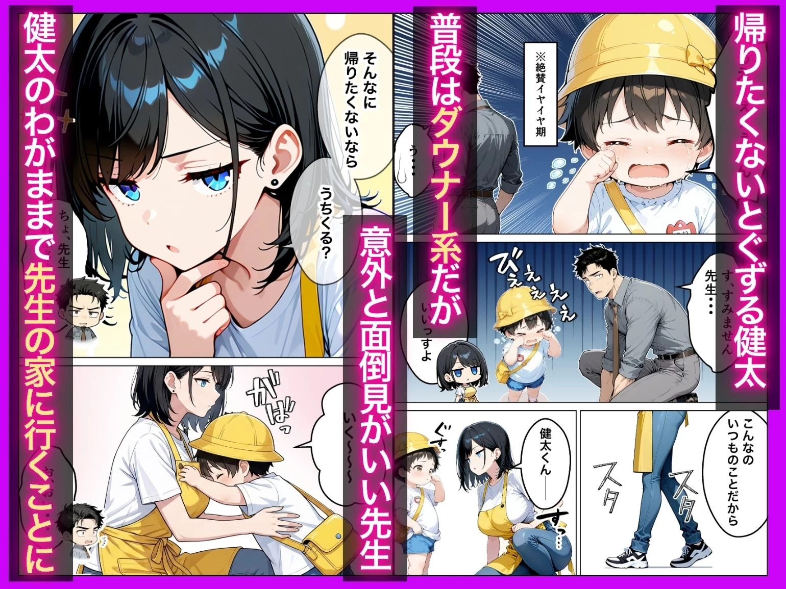d_794753 | バツイチ子持ちの俺が見た目120点のツンデレダウナー保育士に本能剥き出しで種付けした話【たむりん】 - サンプル画像2