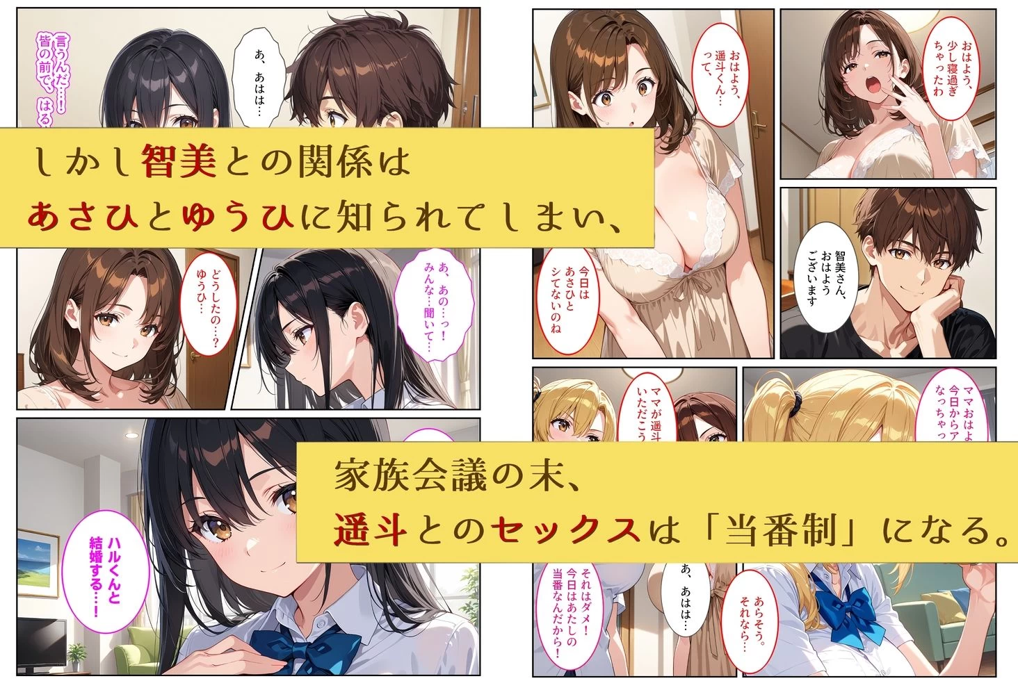 d_794902 | 養子になったら爆乳義母と双子義妹に誘惑されて中出しセックスしています！〜孕ませバトル編〜【StudioSR（妹･人妻･巨乳推し）】 - サンプル画像3