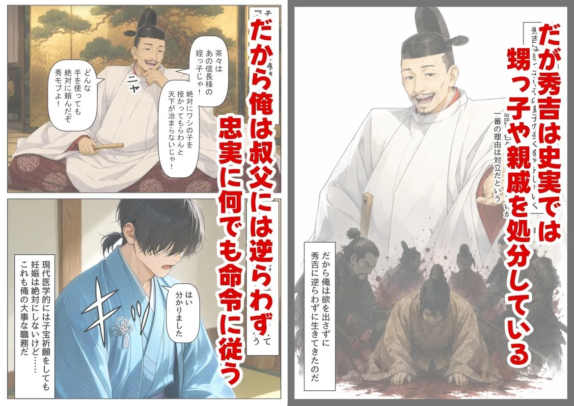 d_803159 | 豊臣親戚！  〜秀吉の親戚に転生した〜【【妹＆制服】大好き商店（byハマダ殿下）】 - サンプル画像3